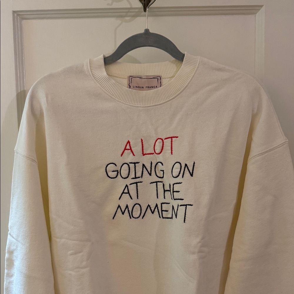 Lemuria Frances Cream Sweatshirt